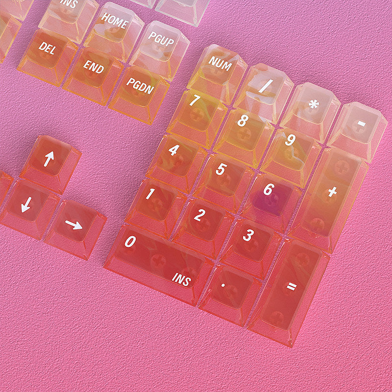 Gradient Starburst PBT Keycap Set