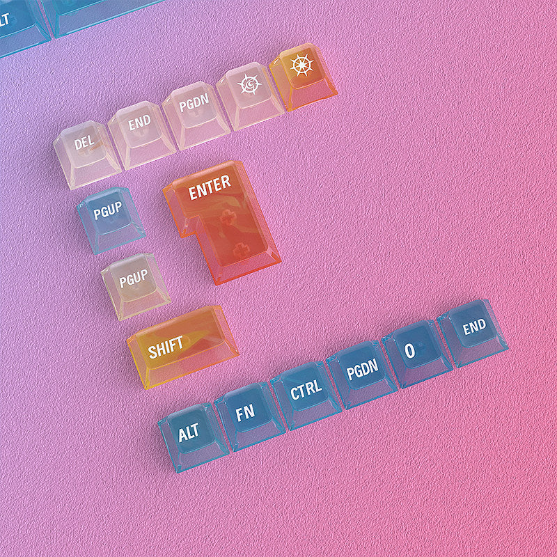 Gradient Starburst PBT Keycap Set
