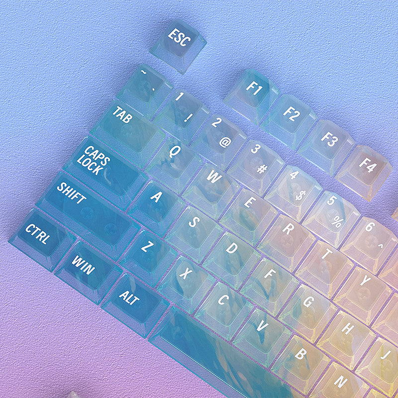 Gradient Starburst PBT Keycap Set