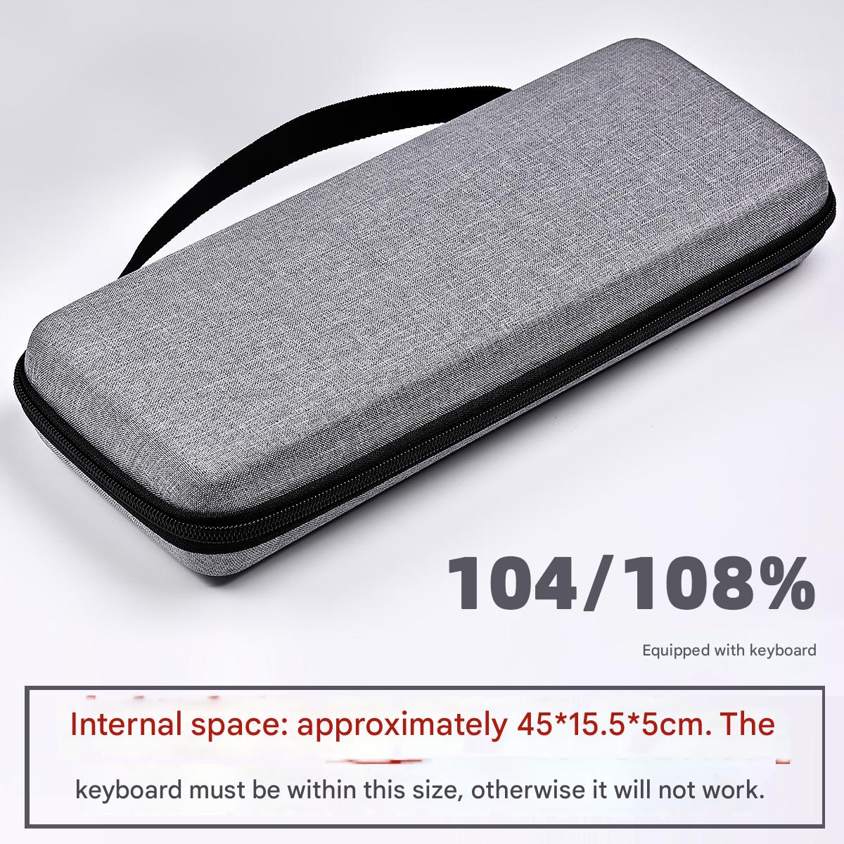 Kelowna Mechanical Keyboard Carrying Case – Waterproof EVA Storage Bag (Multiple Sizes)