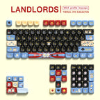 Landlords PBT Keycap Set – 112 Keys, MOA Profile, Dye-Sub