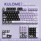 Kuromi PBT Keycap Set – 112 Keys, MOA Profile, Dye-Sub
