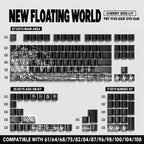 New Ukiyo-e PBT Keycap Set – 129 Keys, Cherry Profile, Side Shine-Through