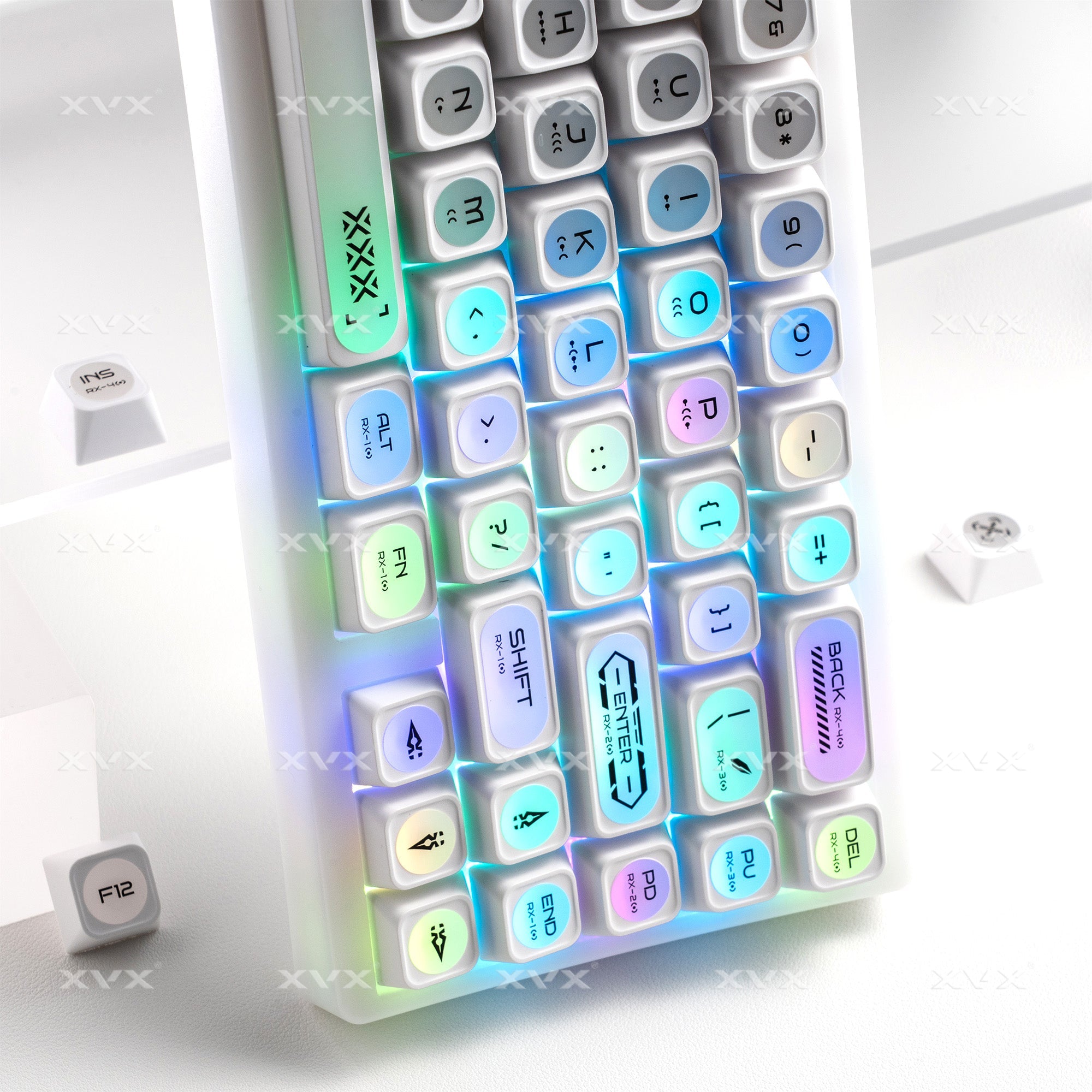 XVX Cats eye MAX Profile Dye-Sub PBT Keycap Set 136-Key