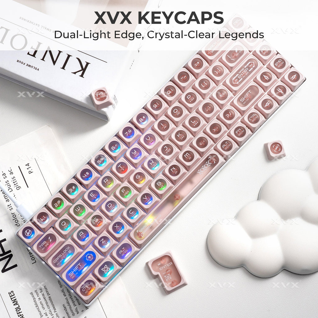 XVX Cats eye MAX Profile Dye-Sub PBT Keycap Set 136-Key