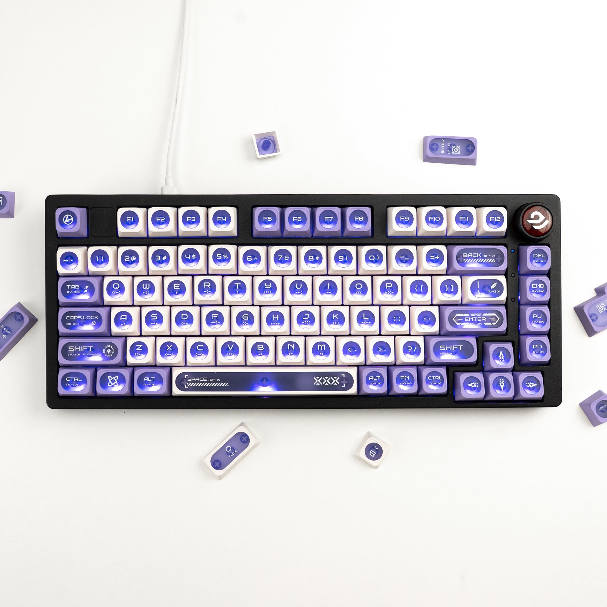 XVX Cats eye MAX Profile Dye-Sub PBT Keycap Set 136-Key