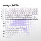 XVX Keycaps Shine Through — Wedge PRISM ABS Double-Shot Base + Frost PC Kit