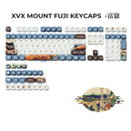XVX Keycaps — Fugaku Musashi Ceramic Glaze PBT+PC Set, 132 Keys