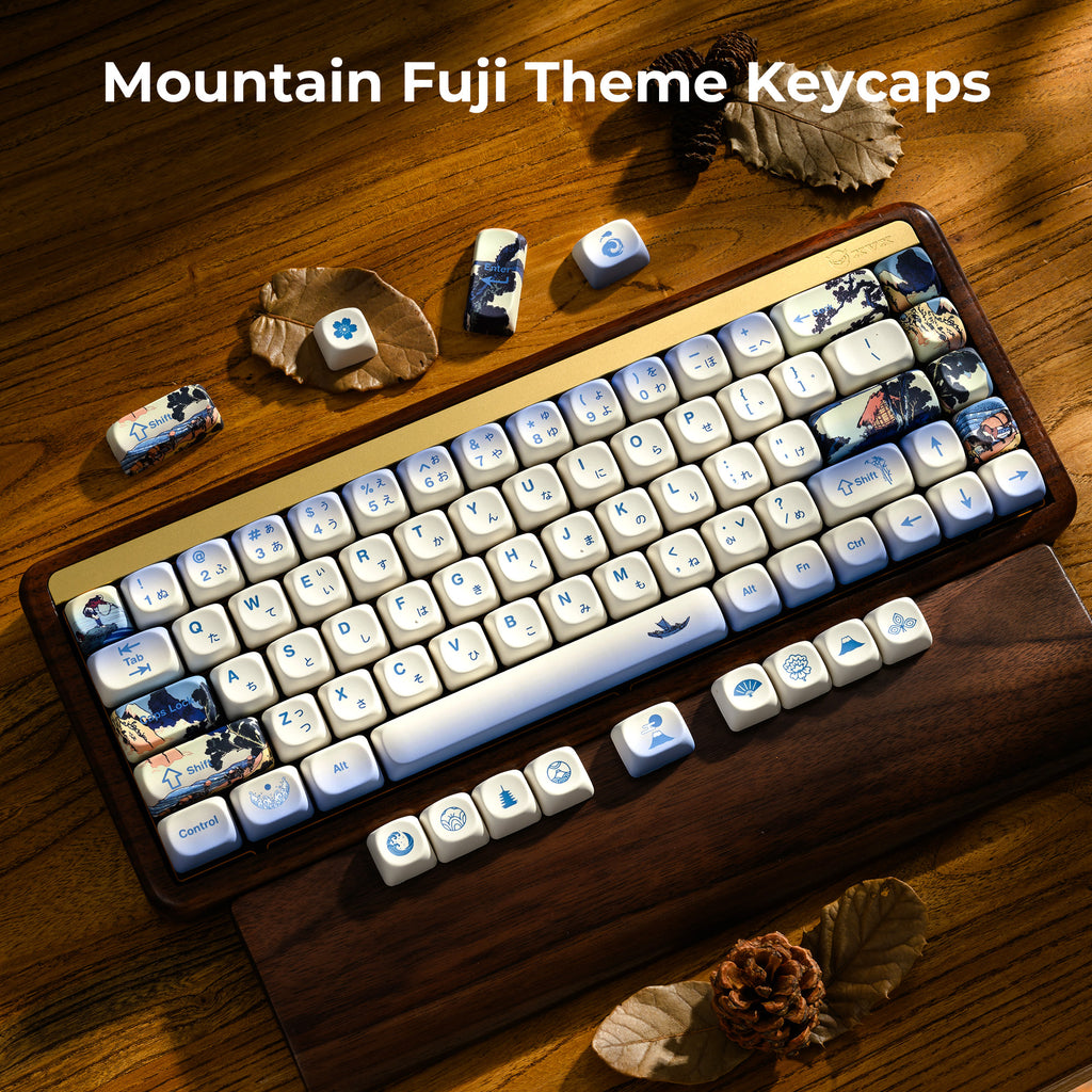 XVX Keycaps — Fugaku Lake Suwa MOA Profile PBT Dye-Sub Set, 132 Keys