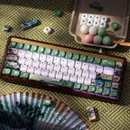 XVX Keycaps — Fugaku Shichirigahama Ceramic Glaze PBT+PC Set, 129 Keys