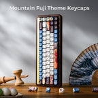 XVX Keycaps — Fugaku Musashi Ceramic Glaze PBT+PC Set, 132 Keys