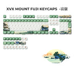 XVX Keycaps — Fugaku Shichirigahama Ceramic Glaze PBT+PC Set, 129 Keys