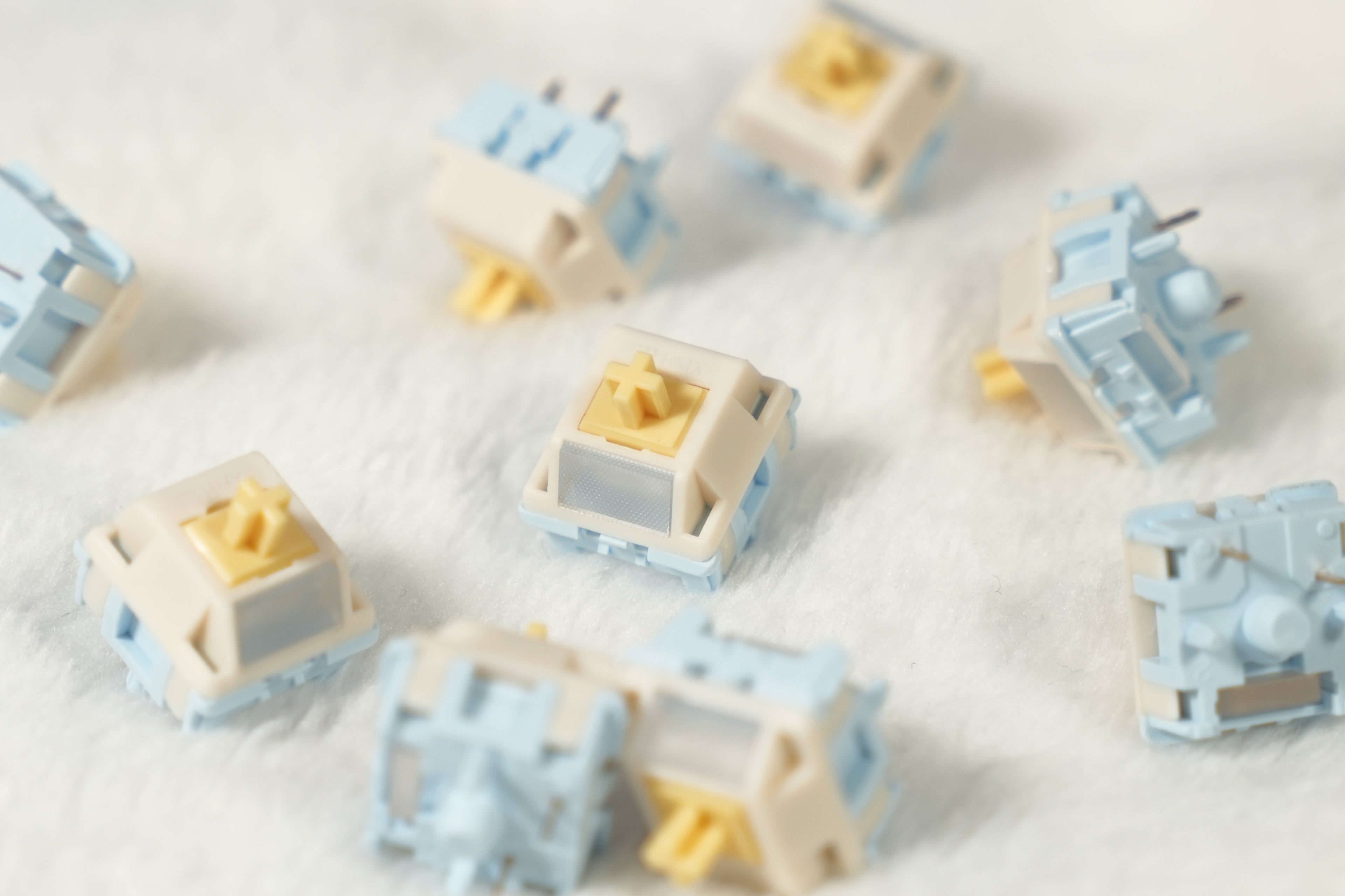 HMX Cream Tea Tactile Switches