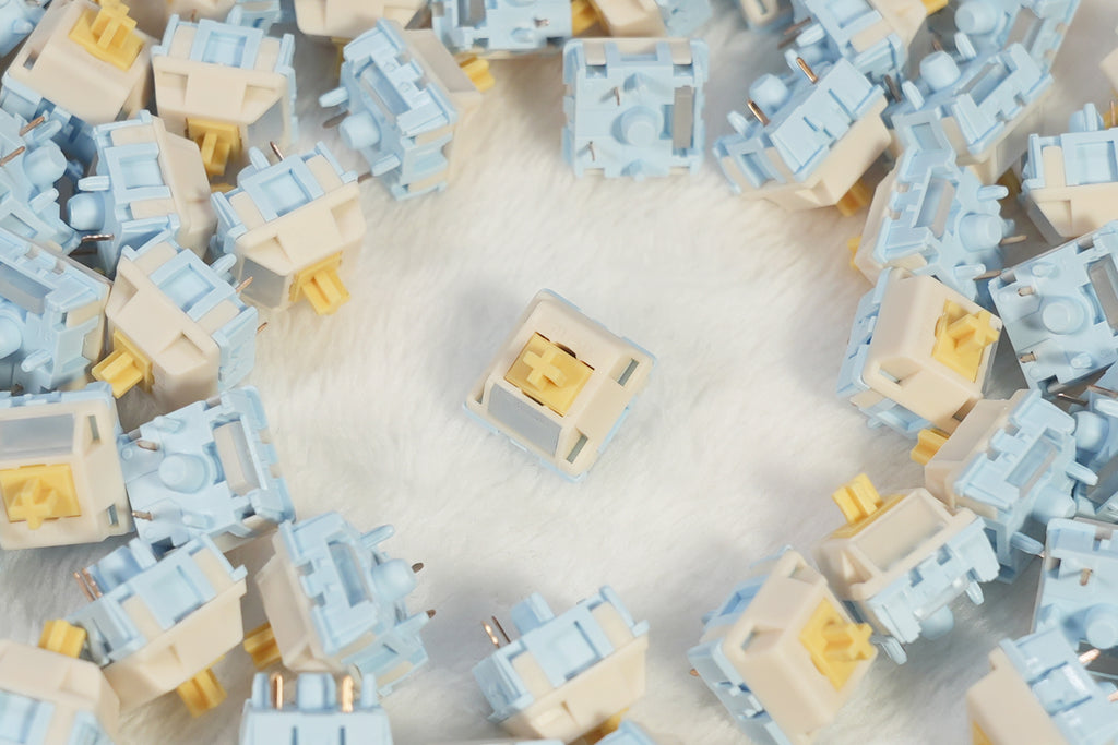 HMX Cream Tea Tactile Switches