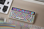 XVX Keycaps Shine Through — Wedge PRISM ABS Double-Shot Base + Frost PC Kit