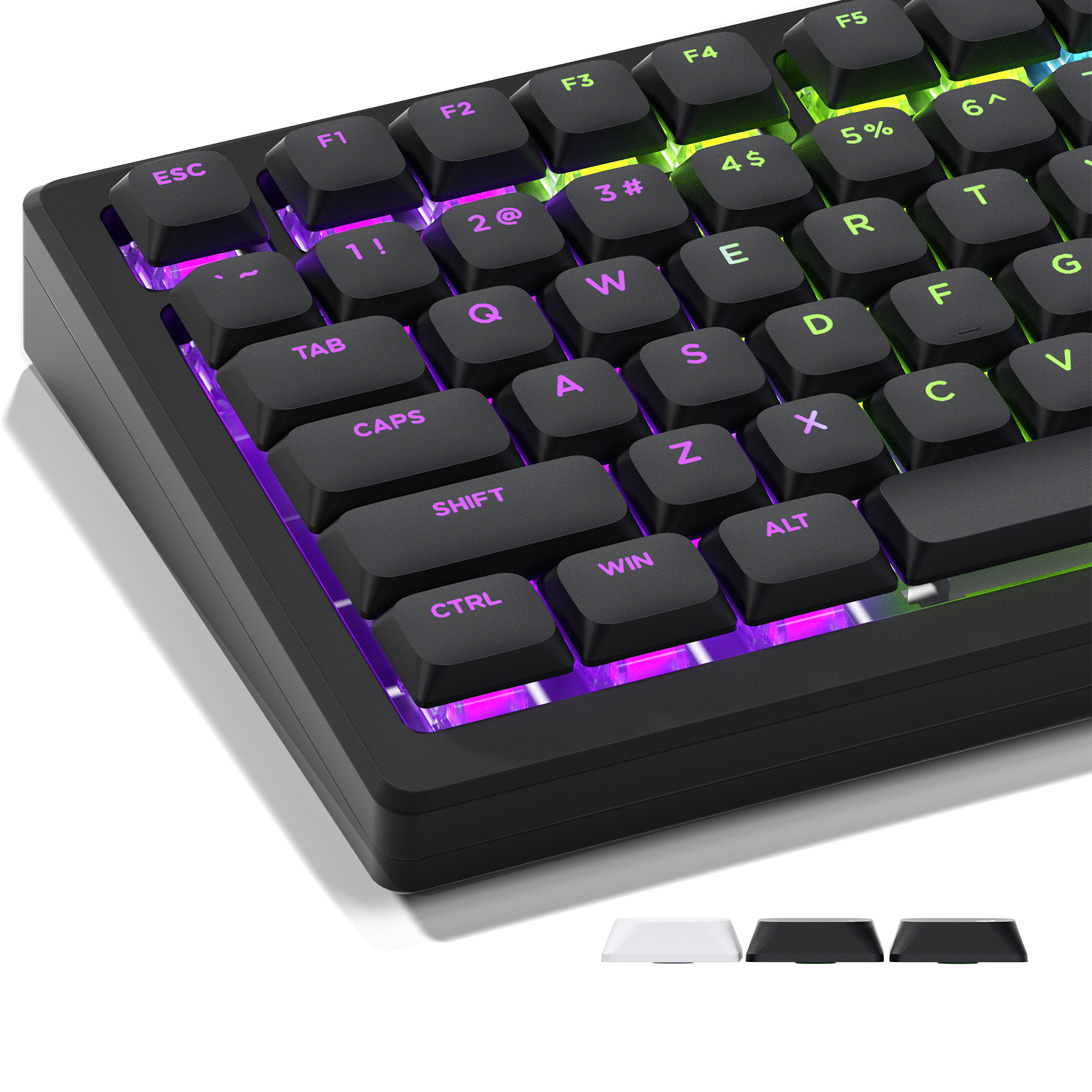 XVX Skyline R2 Low-Profile PBT Double-Shot Keycaps