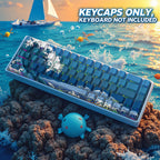 Ukiyo-e PBT Keycap Set – 129 Keys, Cherry Profile, Side Shine-Through