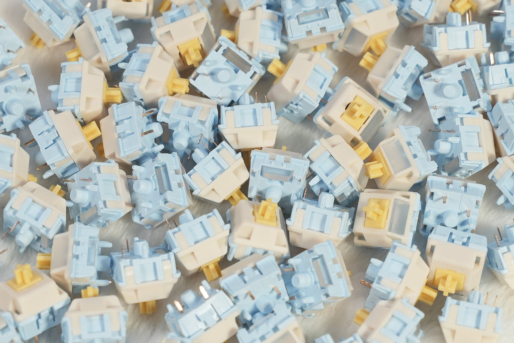 HMX Cream Tea Tactile Switches