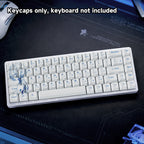 Rei Ayanami PBT Keycap Set – 129 Keys, Cherry Profile, Side Shine-Through