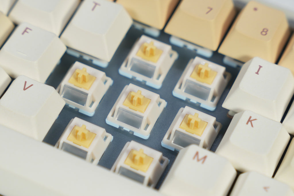 HMX Cream Tea Tactile Switches