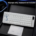 Rei Ayanami PBT Keycap Set – 129 Keys, Cherry Profile, Side Shine-Through