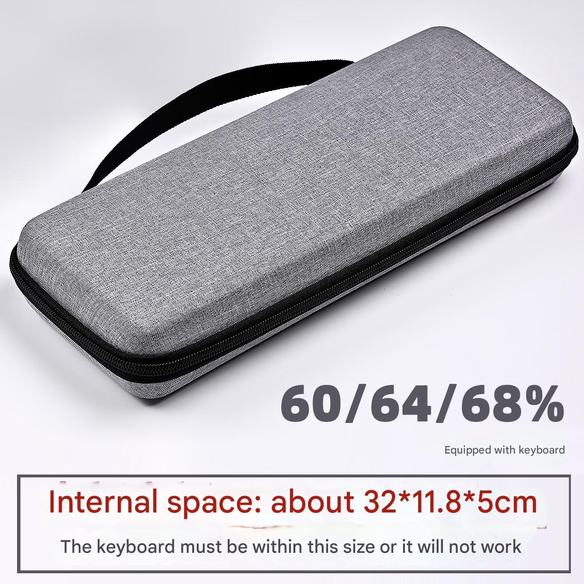 Kelowna Mechanical Keyboard Carrying Case – Waterproof EVA Storage Bag (Multiple Sizes)