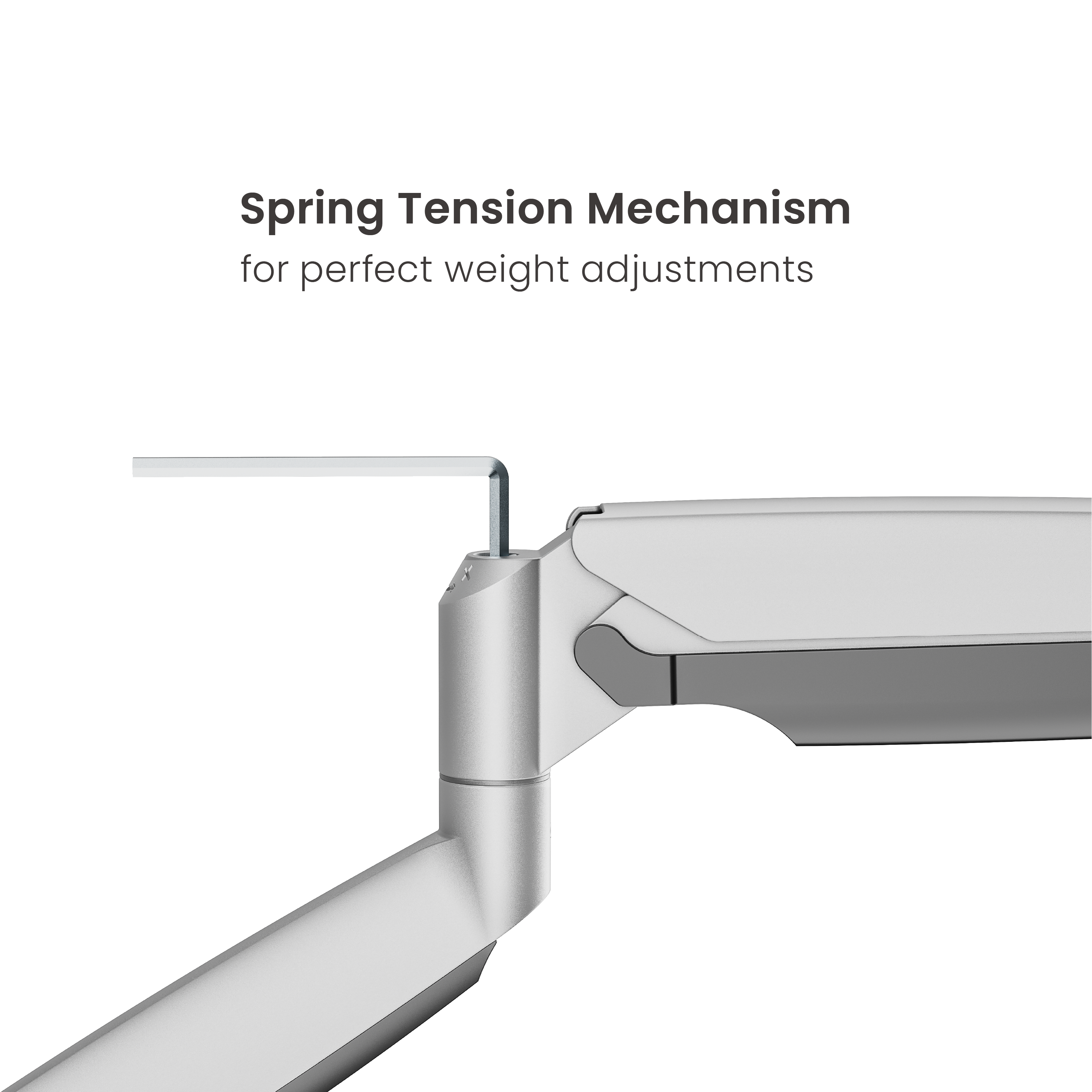 Heavy Duty Mechanical Spring Monitor Arm for 17–45” Monitors