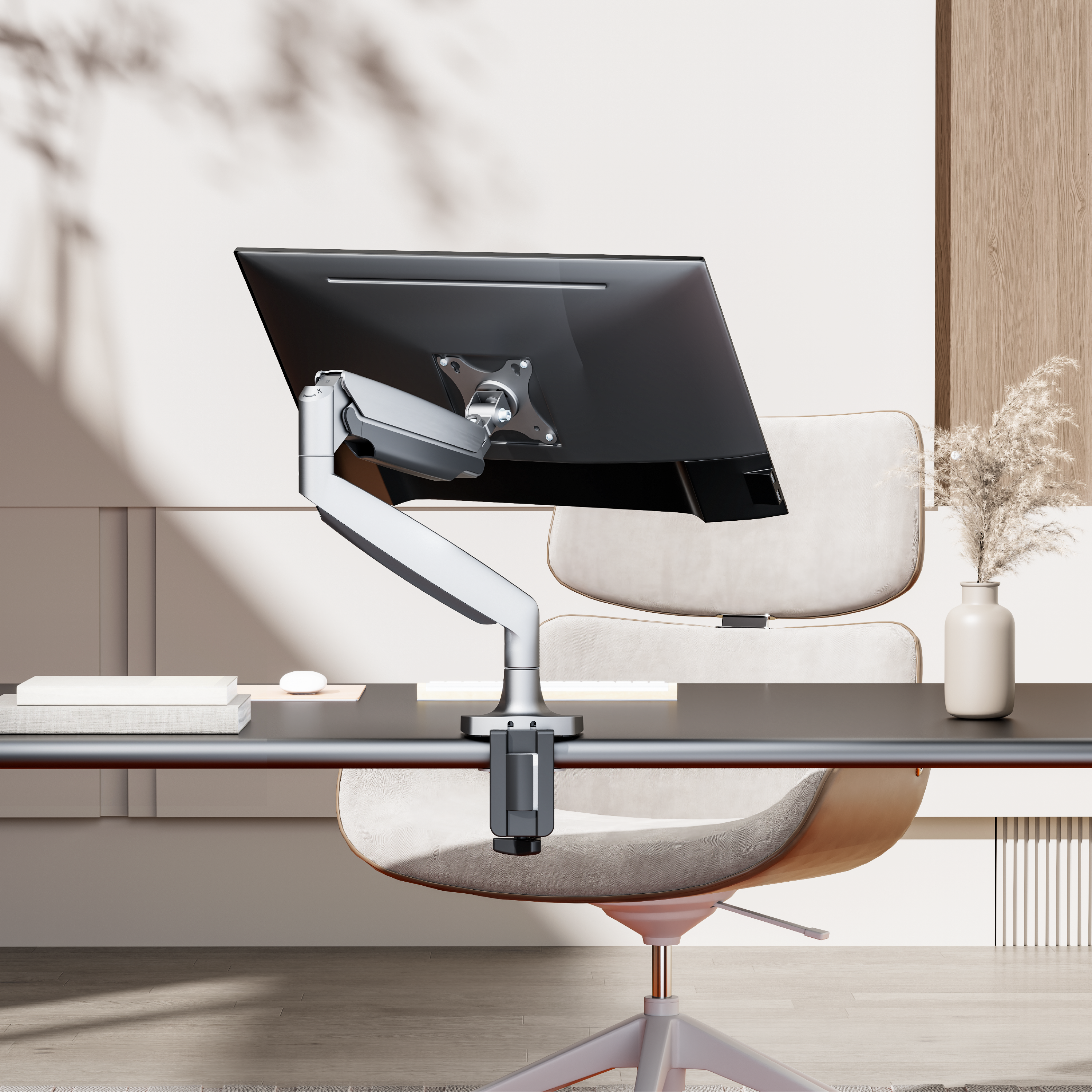 Heavy Duty Mechanical Spring Monitor Arm for 17–45” Monitors