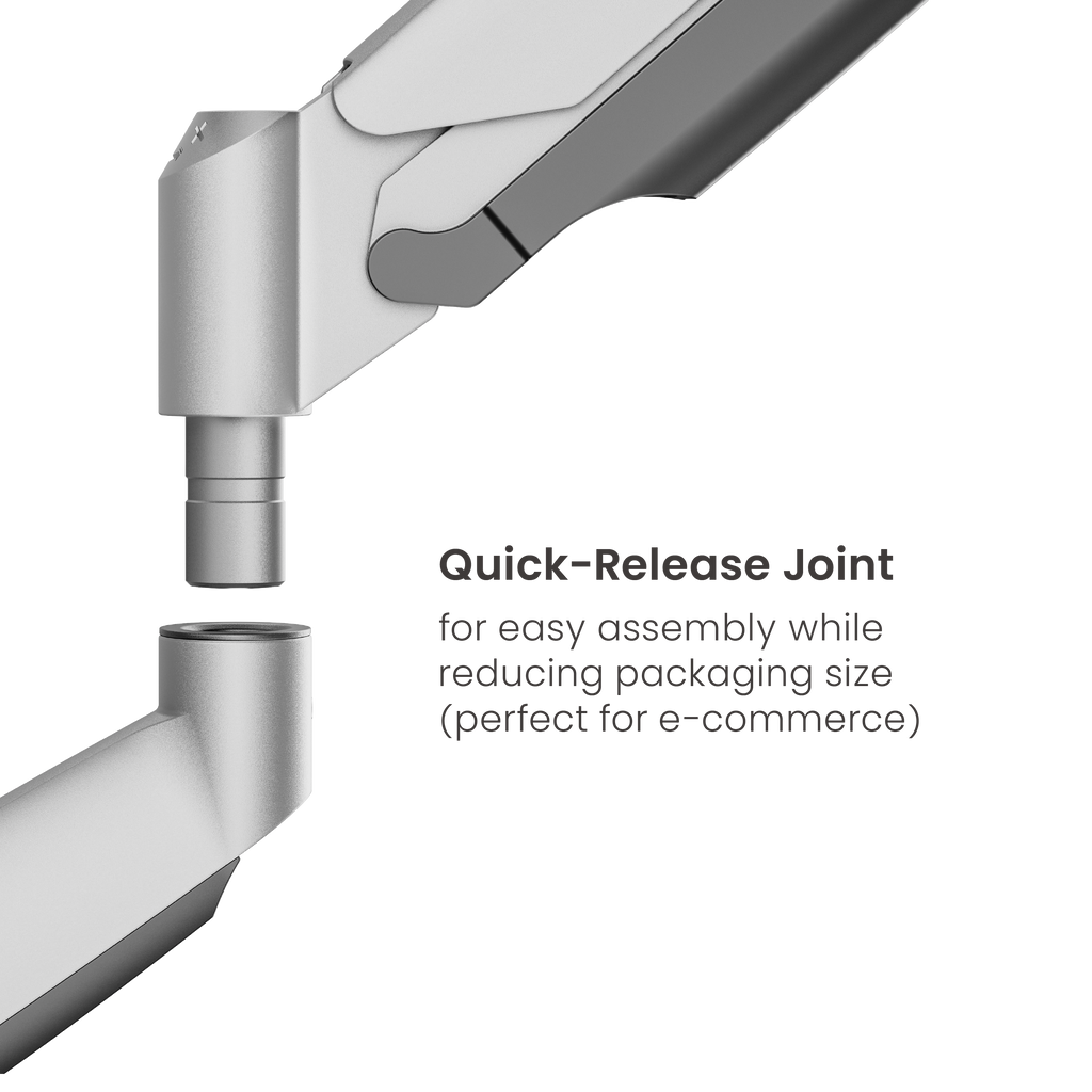 Heavy Duty Mechanical Spring Monitor Arm for 17–45” Monitors