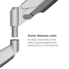 Heavy Duty Mechanical Spring Monitor Arm for 17–45” Monitors