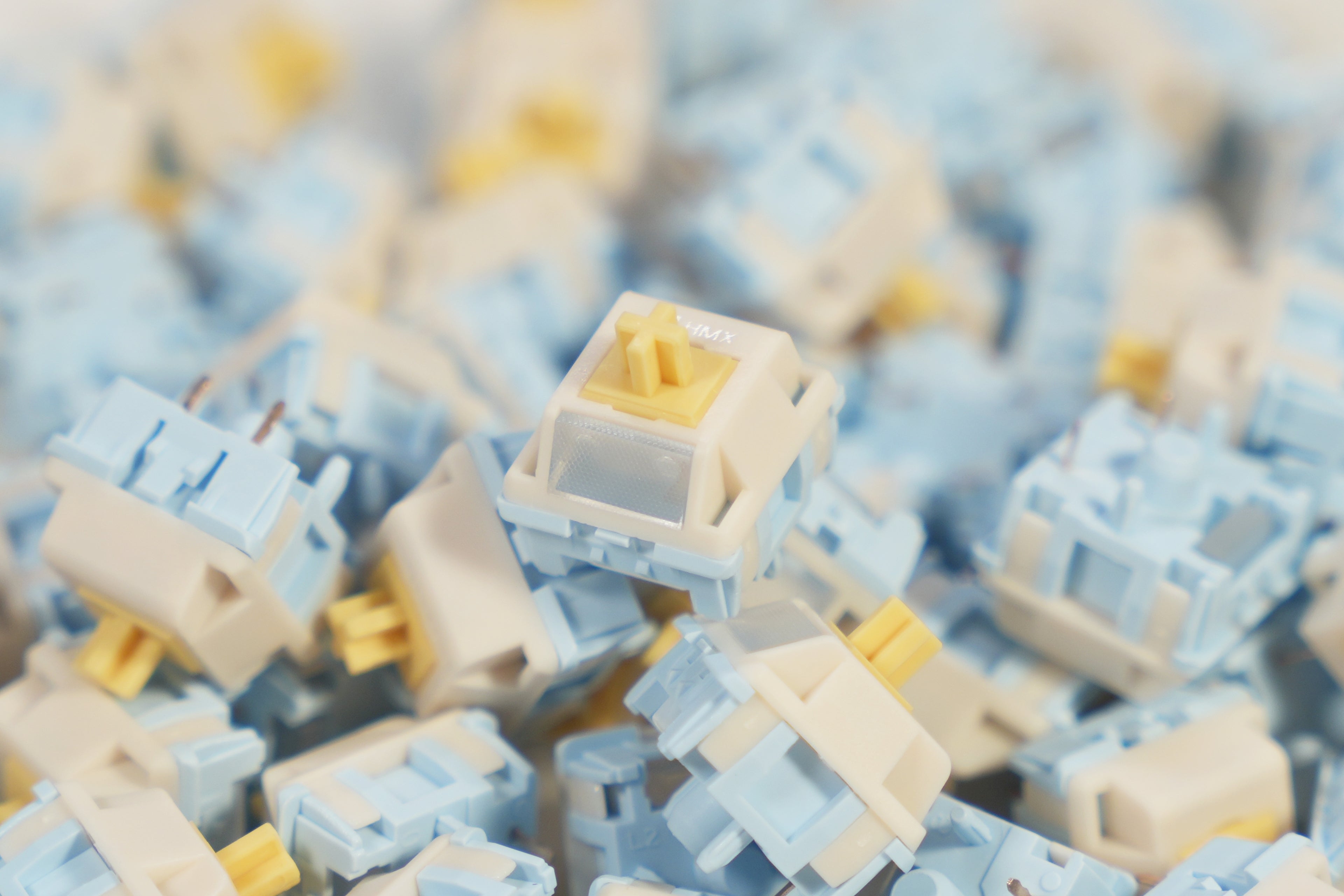 HMX Cream Tea Tactile Switches