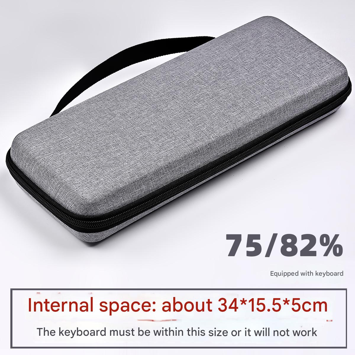 Kelowna Mechanical Keyboard Carrying Case – Waterproof EVA Storage Bag (Multiple Sizes)