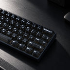Transparent Black PC Keycap Set – 136 Keys, Cherry Profile