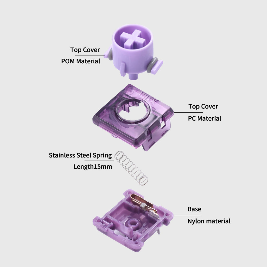 Kailh Choc V2 Low-Profile 1353 Switches | Pack of 10
