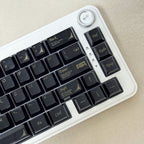 Black Ceramic-Like PBT Keycap Set