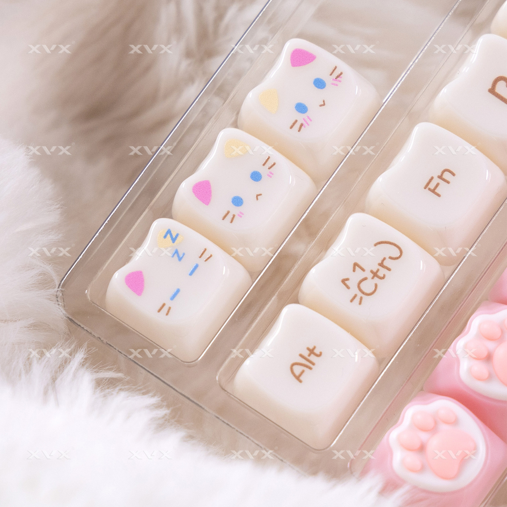 XVX House Cat MAO Profile Keycaps Set