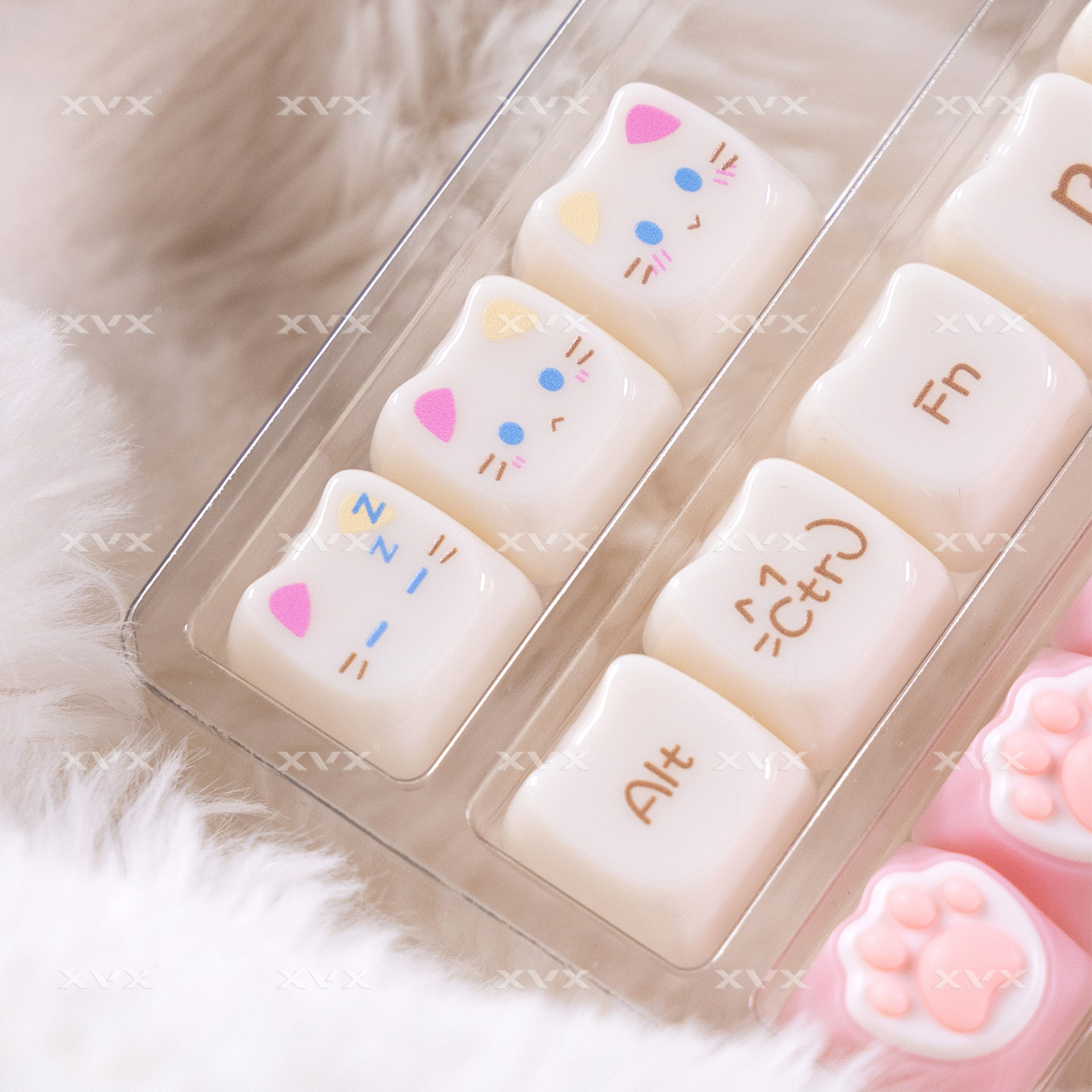 XVX House Cat MAO Profile Keycaps Set