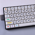 White GMK Dots-Inspired PBT Keycap Set