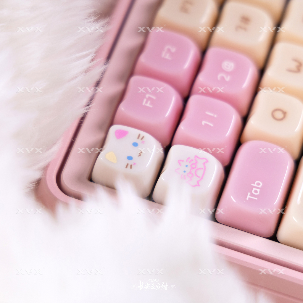 XVX House Cat MAO Profile Keycaps Set
