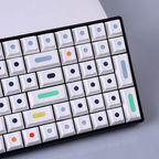 White GMK Dots-Inspired PBT Keycap Set