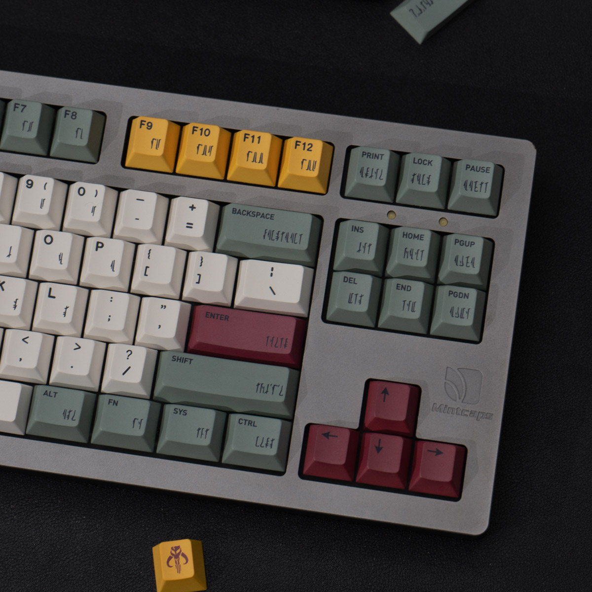 StarWars Boba Fett-GMK Inspired PBT Keycap Set