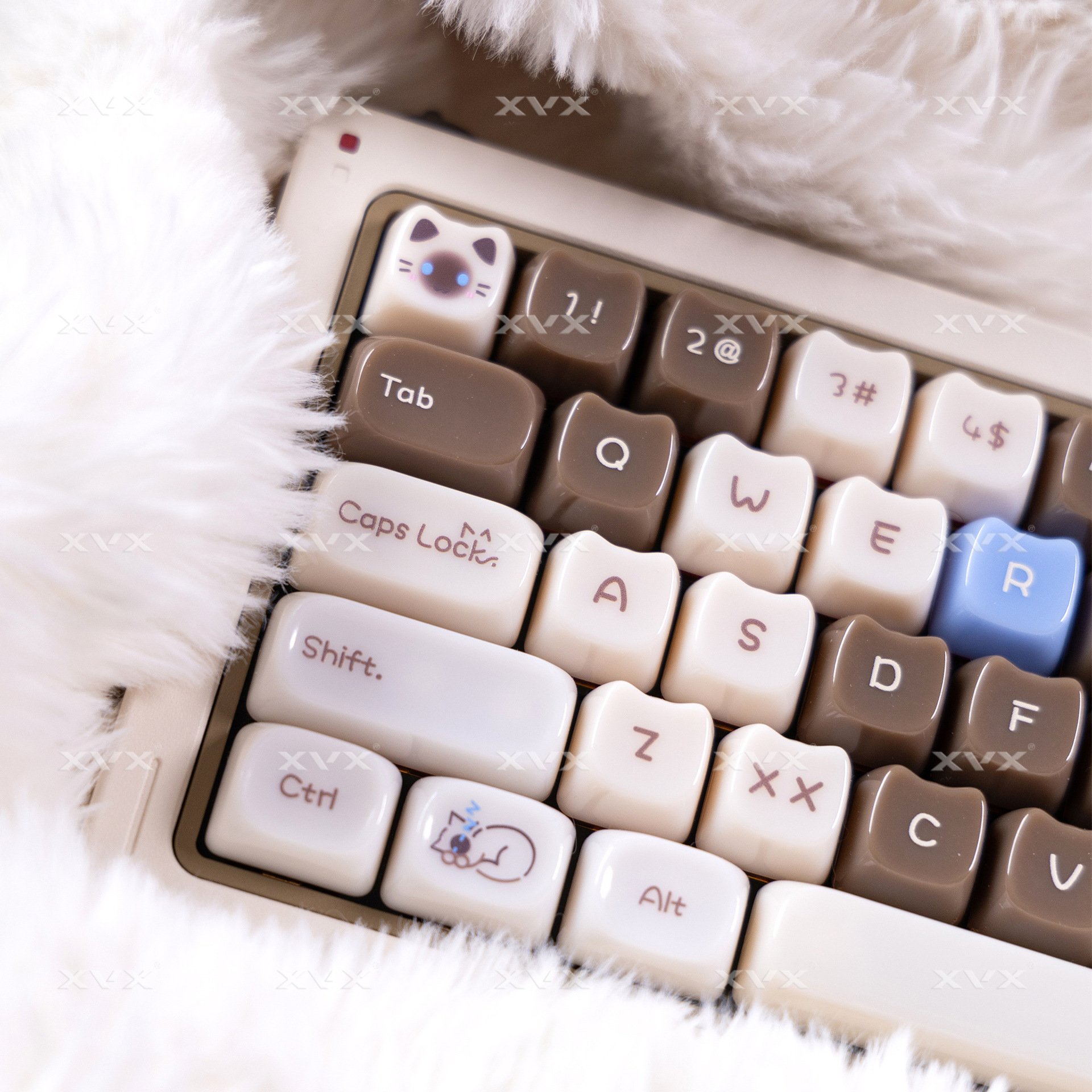 XVX House Cat MAO Profile Keycaps Set