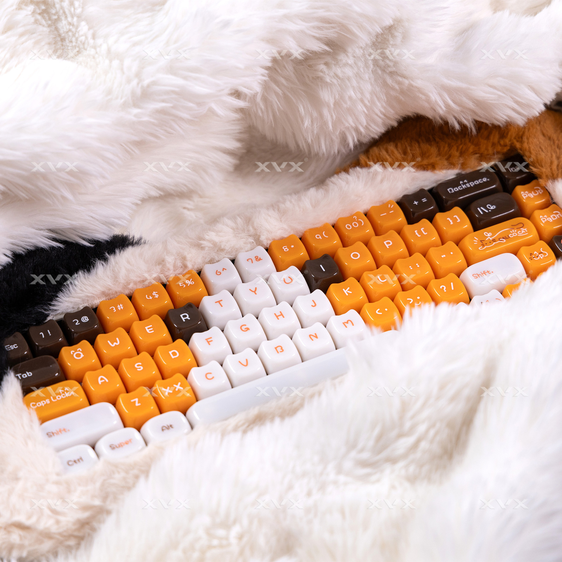 XVX House Cat MAO Profile Keycaps Set