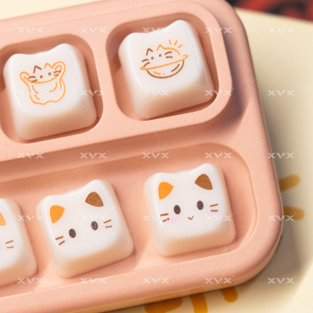 XVX House Cat MAO Profile Keycaps Set