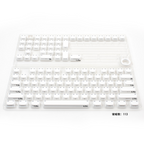 MAO Minimalist White Cherry PBT Keycap Set – 113 Keys