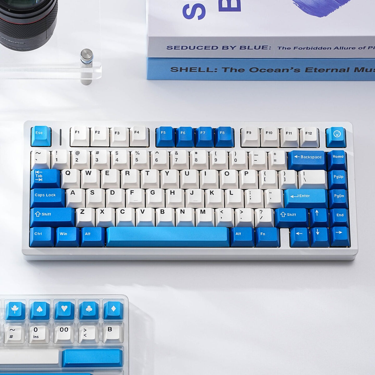 PBT Keycaps Double-Shot — Blue Ocean Sequence Set, 171 Keys