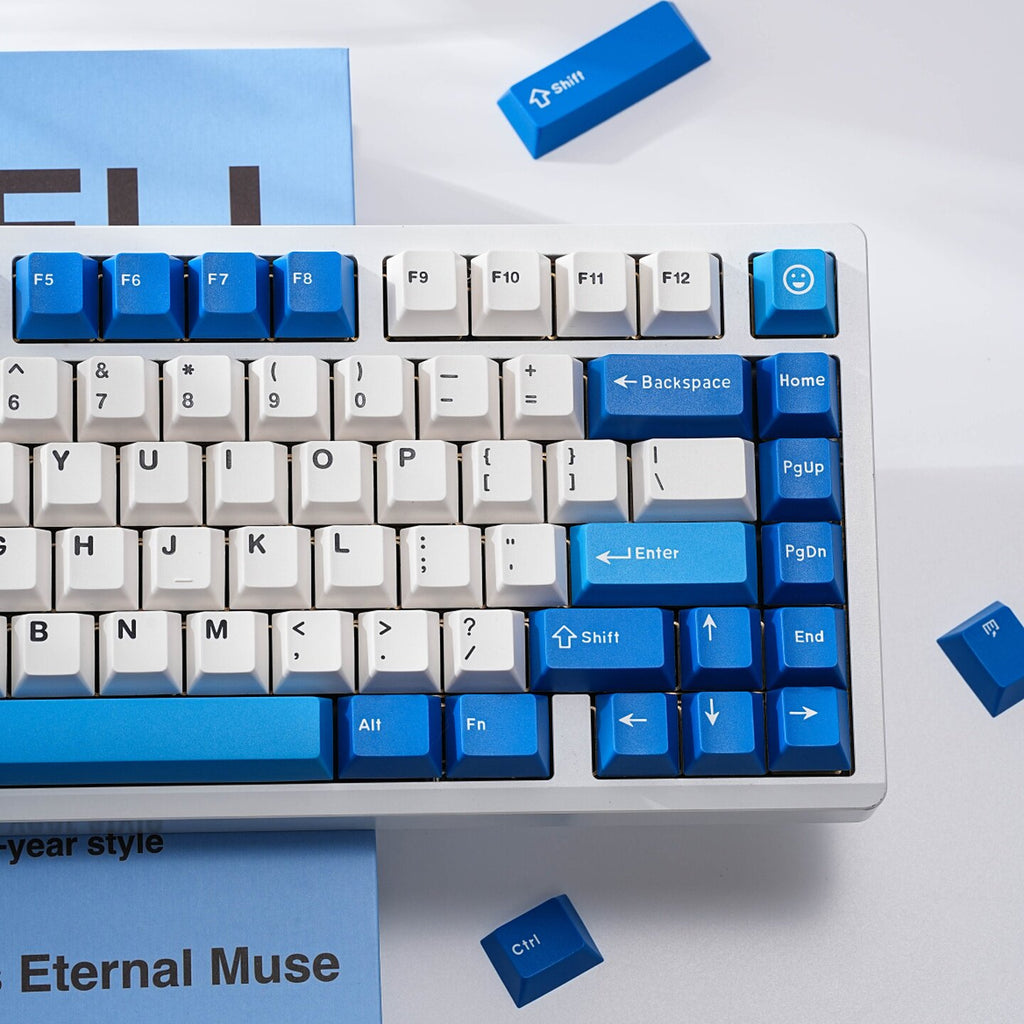 PBT Keycaps Double-Shot — Blue Ocean Sequence Set, 171 Keys