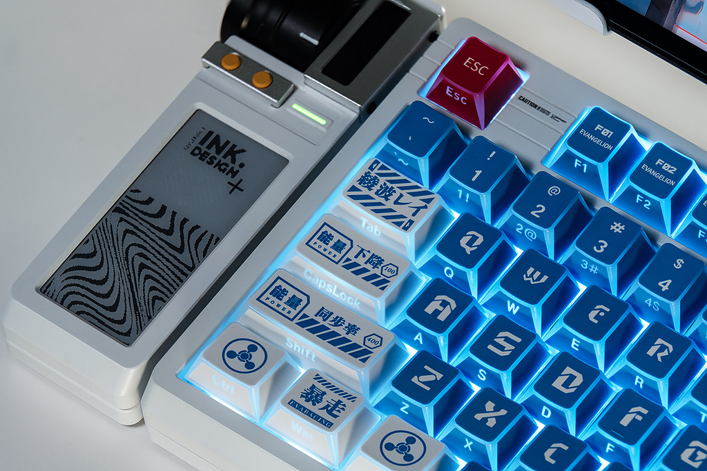 Blue Lilith Cherry PBT Keycap Set – 131 Keys + 46 PC Keys