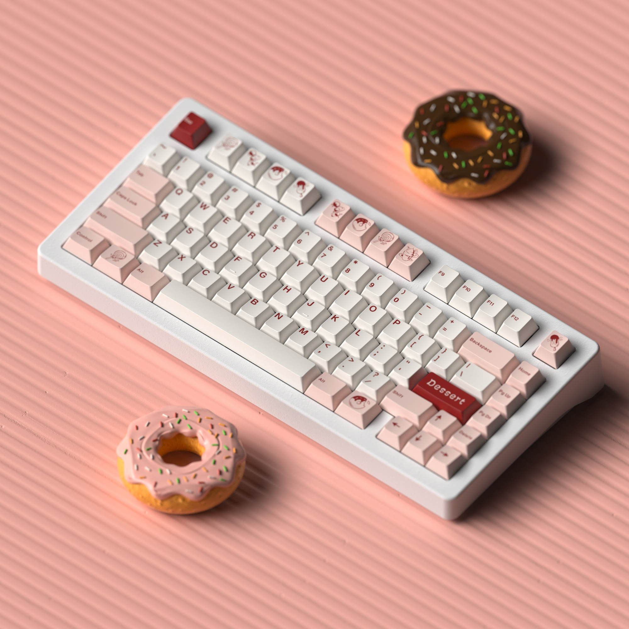JKDK Dessert PBT Keycaps