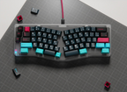 Neon Light Inspired Keycap Set – Cherry Profile PBT 160 Keys